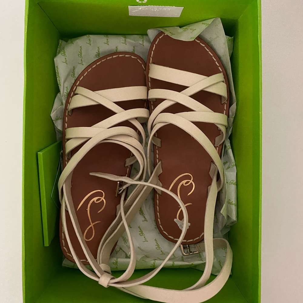 Sam Edelman White Sandals